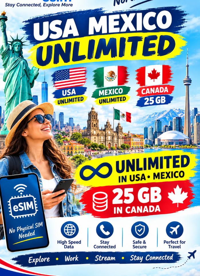 NORTH AMERICA USA CANADA MEXICO 20 DAYS